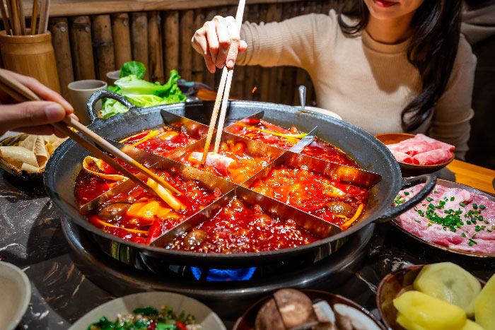 Comida callejera en Chongqing China